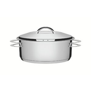 Caçarola Tramontina Solar Rasa com Tampa e Alças 24 cm 4,7 L