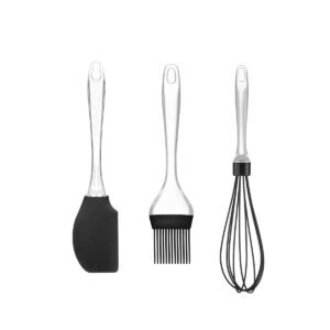 Kit Confeiteiro De Silicone Cabo Acrílico