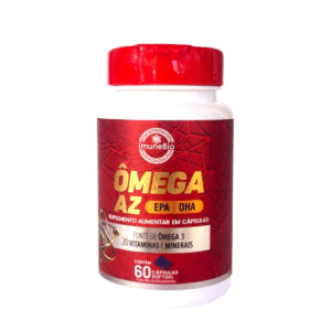Ômega 3 A-Z - 20 Vitaminas e Minerais + EPA DHA - 60 Caps. Softgel