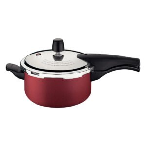 Panela de Pressão Tramontina Vancouver em Alumínio Antiaderente Vermelho 20 cm 3 L