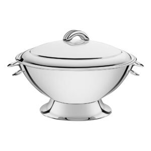Sopeira Tramontina Service em Aço Inox com Tampa 24 cm 2,75 L