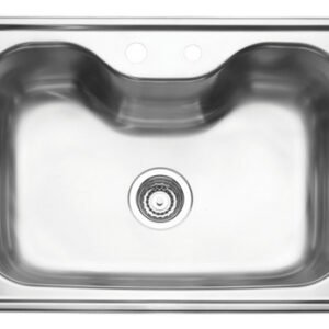 Cuba Morgana Sobrepor 69x49 Aço Inox Acetinado Tramontina