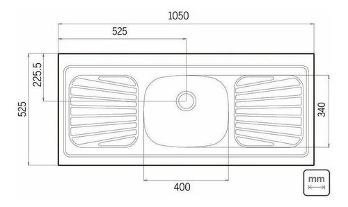 Pia Com Cuba Em Aço Inox 105 X 52cm Tramontina 93040527 - Image 3