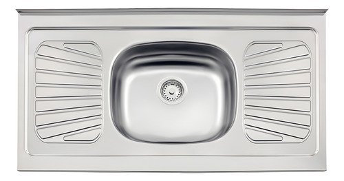 Pia Com Cuba Em Aço Inox 105 X 52cm Tramontina 93040527