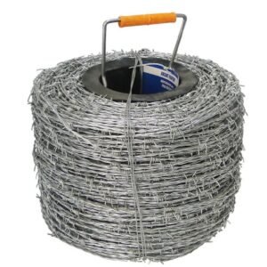 Arame Farpado Zincado Fio 18 Duplo Entrelaçado 250 Metros