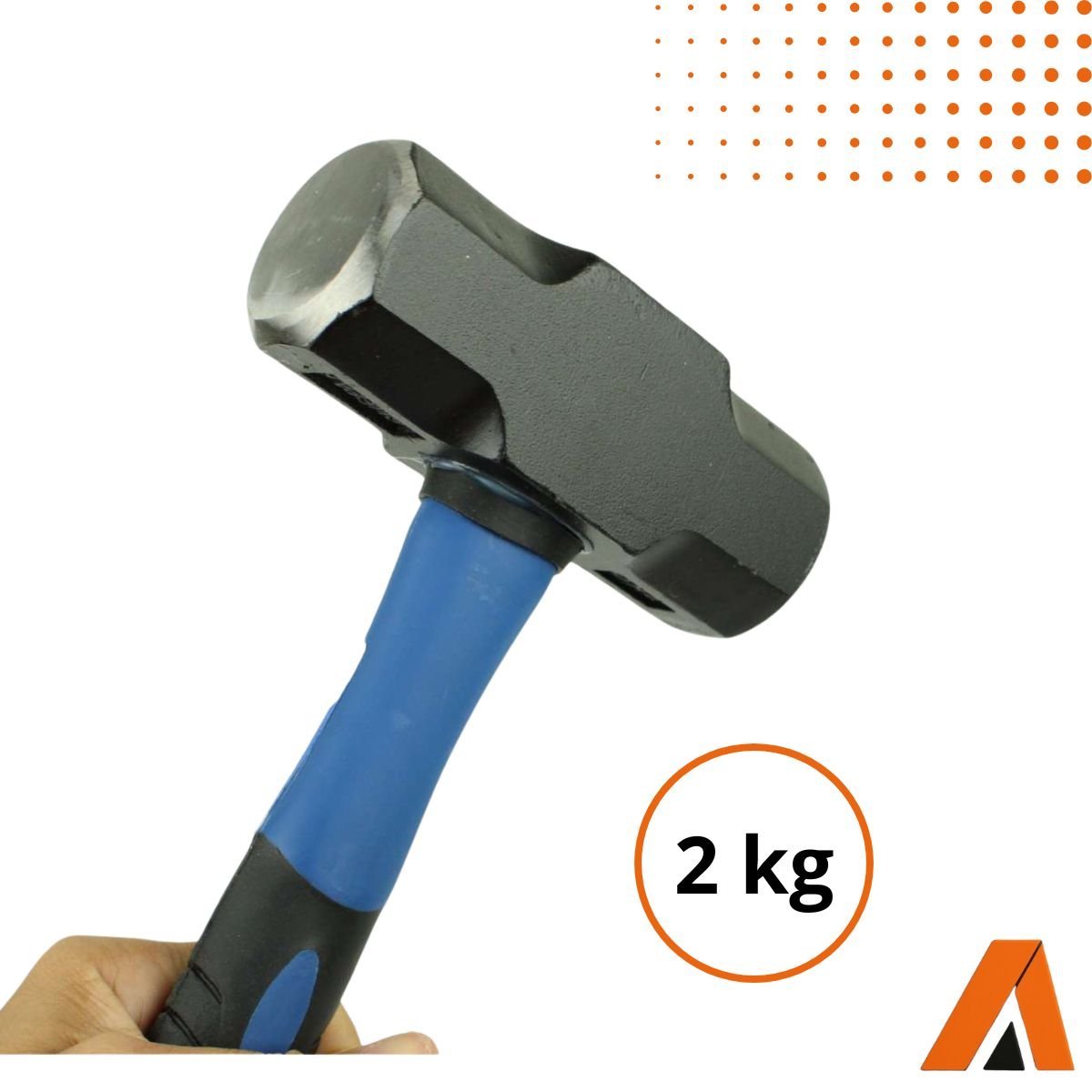 Marreta Cabo Fibra 2kg Forjada Profissional - Guepar - Imagem 2