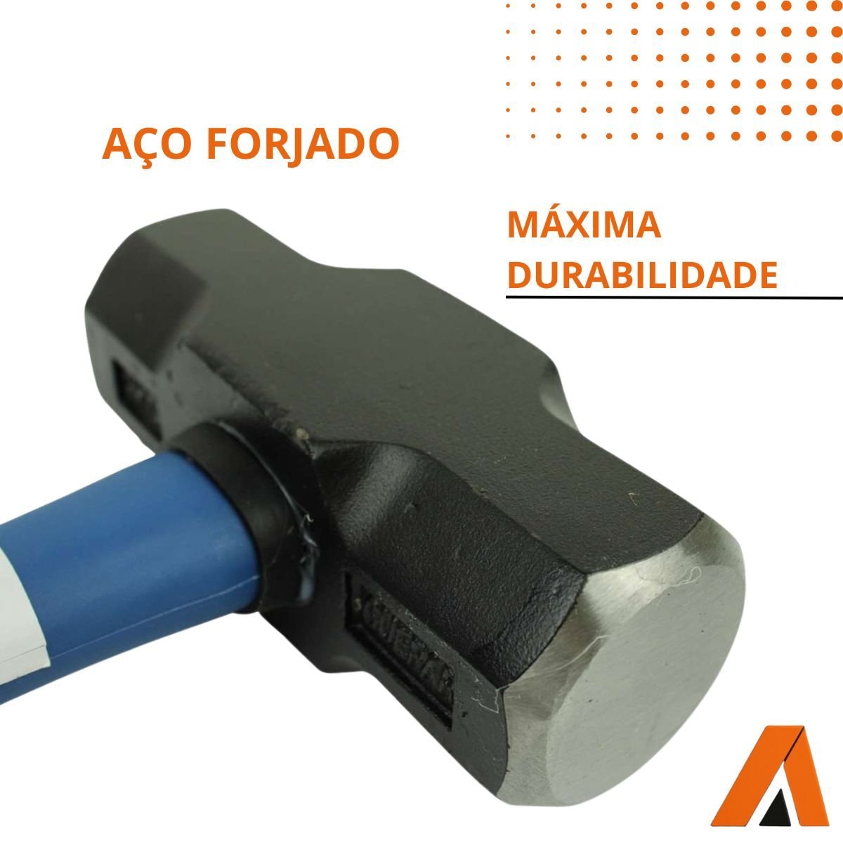 Marreta Cabo Fibra 2kg Forjada Profissional - Guepar - Imagem 5