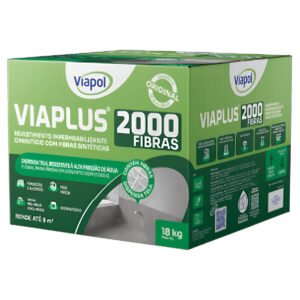 Viaplus 2000 Fibras Impermeabilizante Cimenticio Viapol 18kg