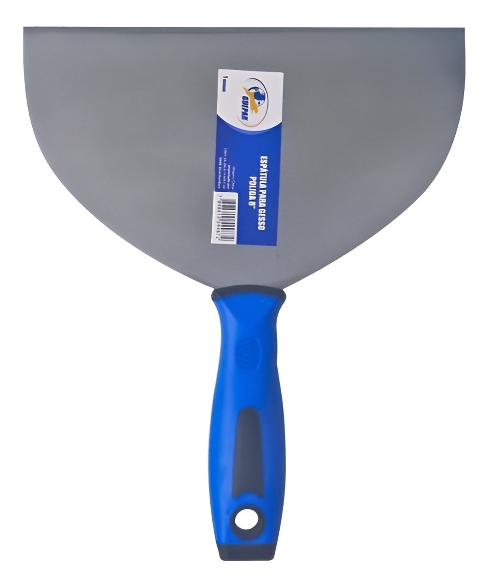 Espátula Aço Inox Polido 20cm Profissional Massa Corrida etc - Imagem 2