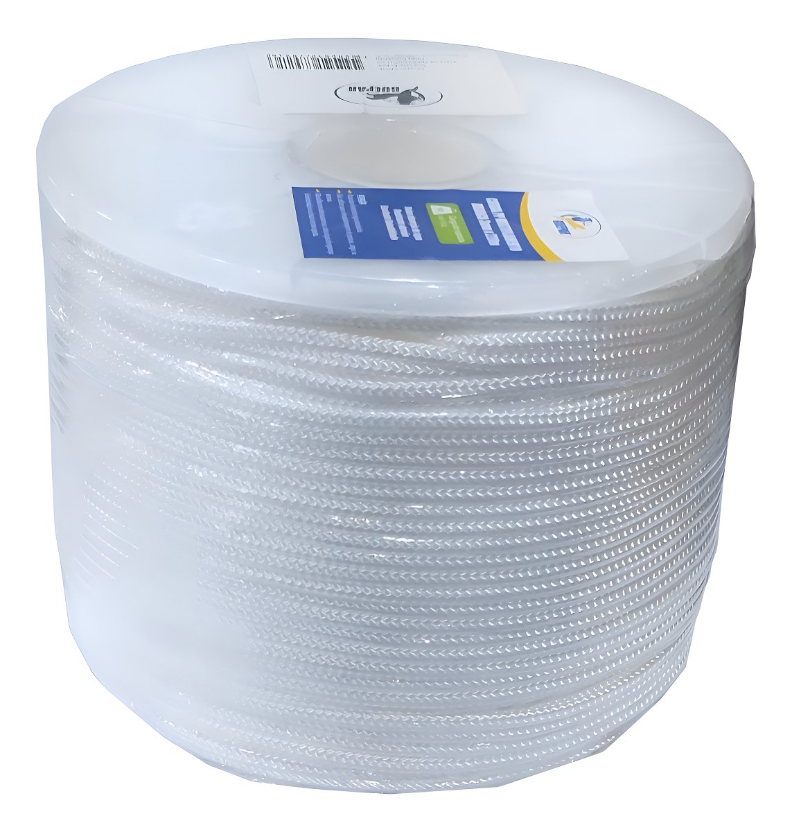 Rolo 220m Corda 3mm Varal Branca Amarração Tela De Proteção