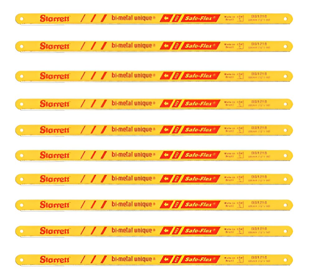 Serra Manual Bimetal Bs1218 Kit Com 10 Unidades Starrett