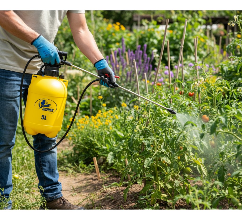 Pulverizador Manual Pressurizado 5 Litros Multiuso Guepar - Imagem 2