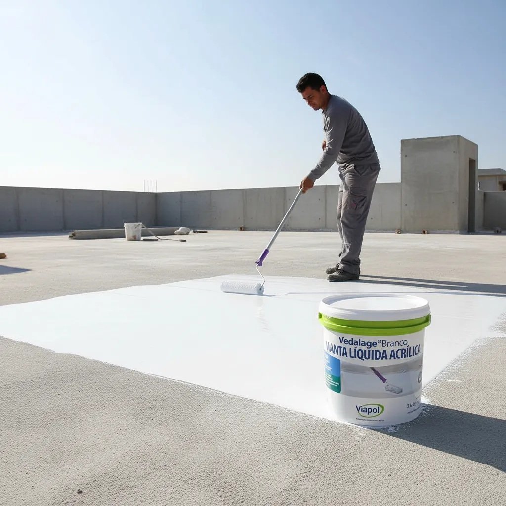 Manta Líquida Viapol Vedalage Branco 18kg /14Lt - Imagem 4