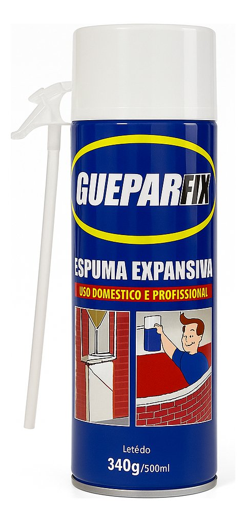 KIT 3 un Espuma Expansiva 500ml para Vedação Portas - Guepar - Imagem 5