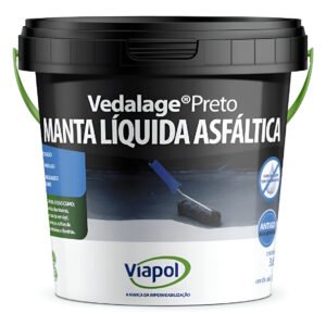 Manta Líquida Viapol Vedalage Preto 3,6 LT