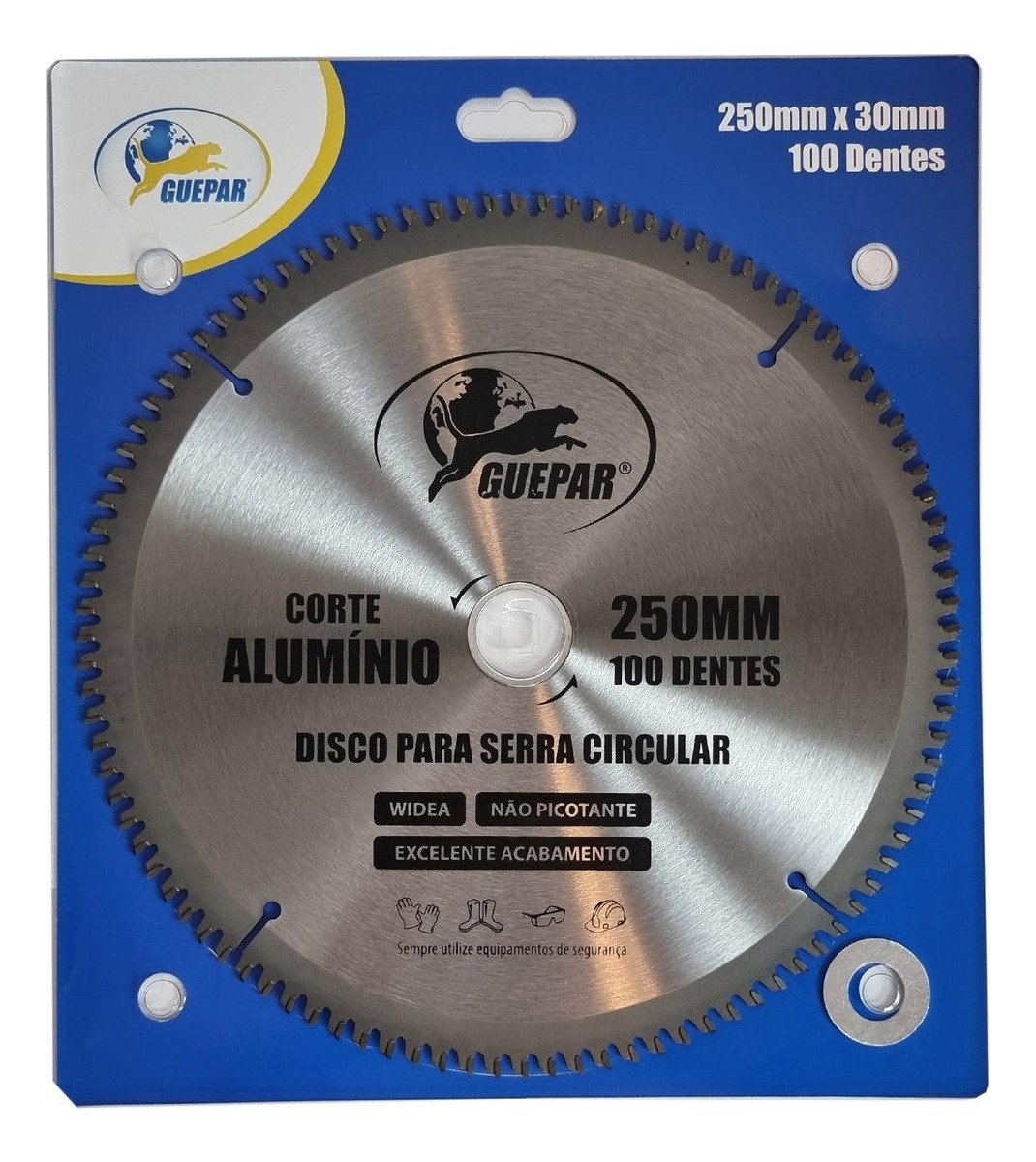 Disco Lâmina De Serra Circular 250x30mm Alumínio 100 Dentes - Image 3