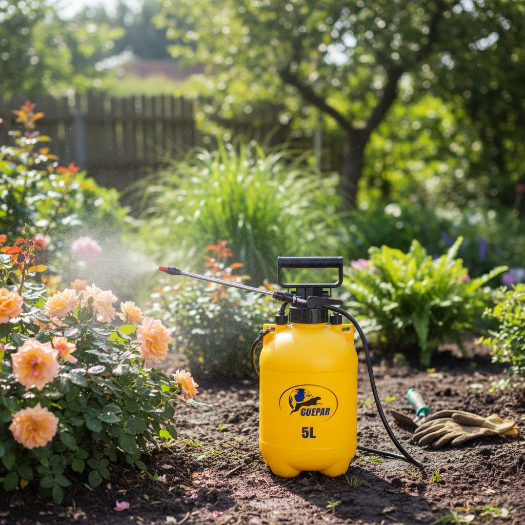 Pulverizador Manual Pressurizado 5 Litros Multiuso Guepar - Imagem 4