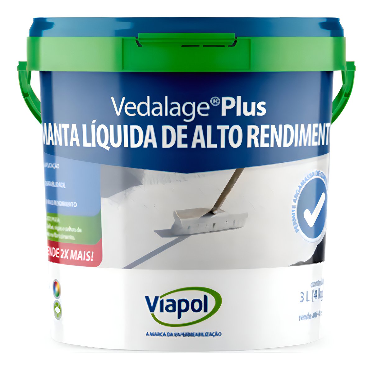 Manta Líquida Viapol Vedalage PLUS Branco 4kg