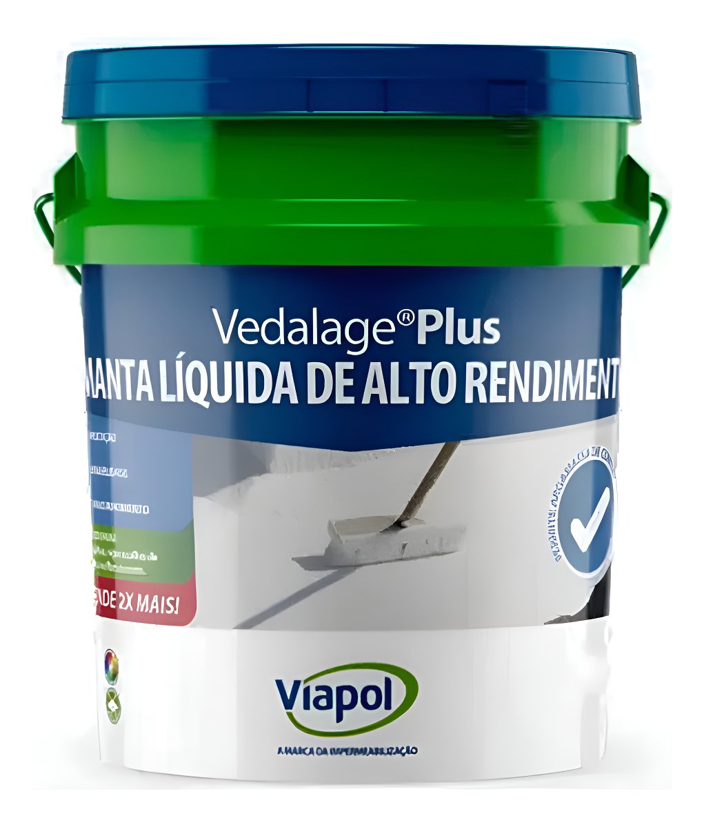 Manta Líquida Viapol Vedalage PLUS Branco 4kg - Imagem 2