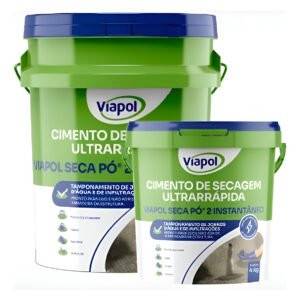 Viapol Pó 2 -Cimento Acelerador de Secagem Ultra Rápido 4kg