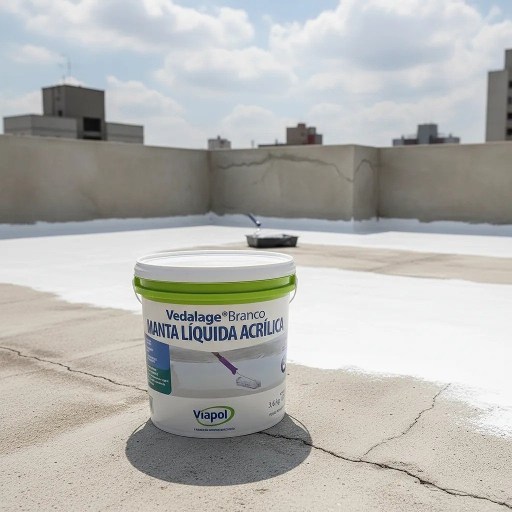 Manta Líquida Viapol Vedalage Branco 3.6kg / 2.85Lt - Imagem 4