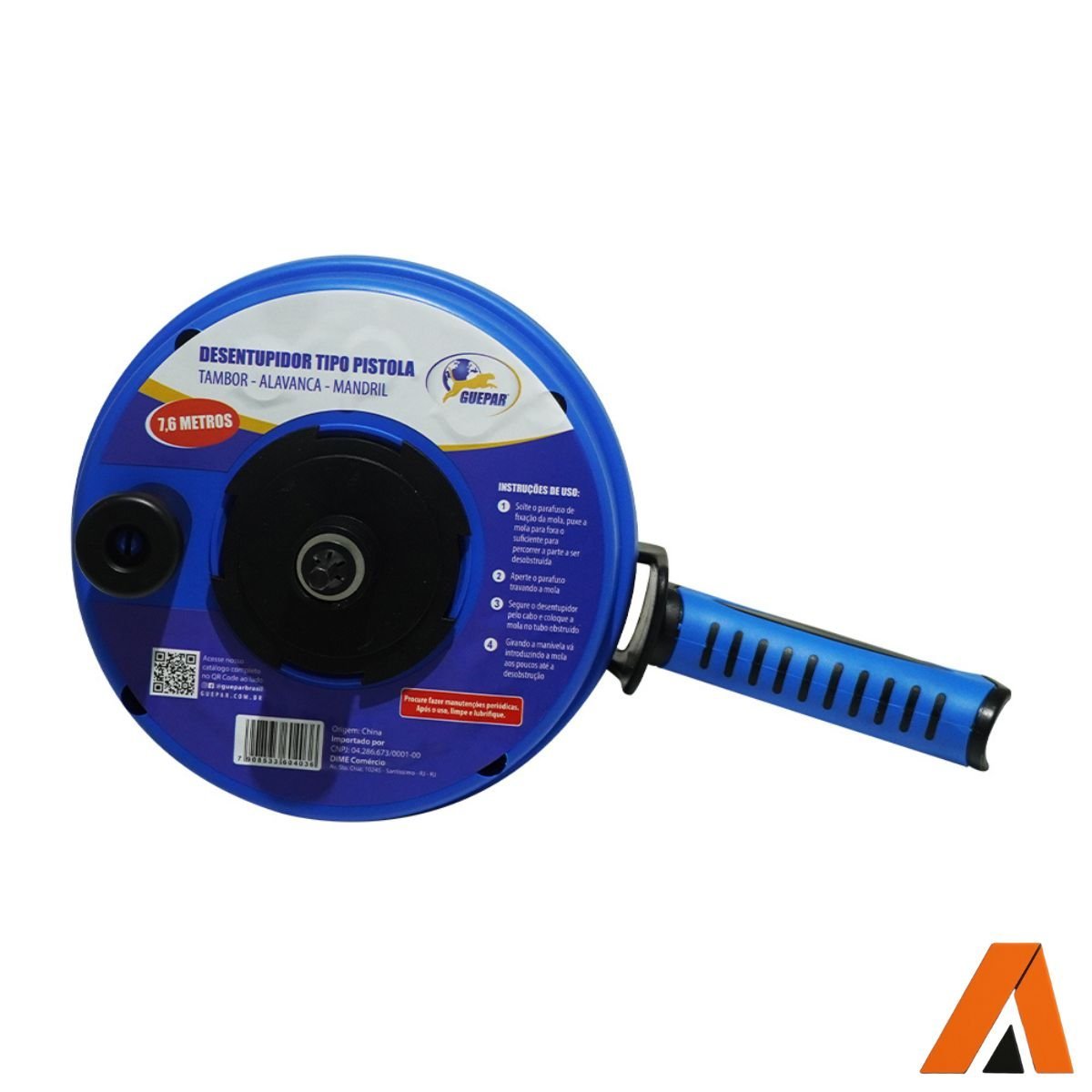 Máquina Desentupidora 7m Profissional Manual - Guepar - Imagem 2