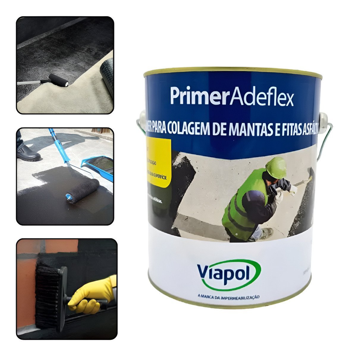 Primer Asfáltico Adeflex 18 Lt - Viapol - Imagem 3