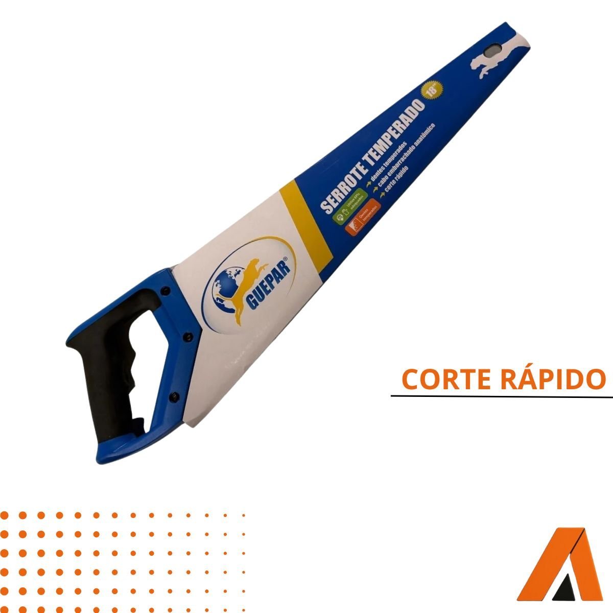 Serrote Temperado 18 Pol. Corte Rápido Carpinteiro - Guepar - Imagem 3