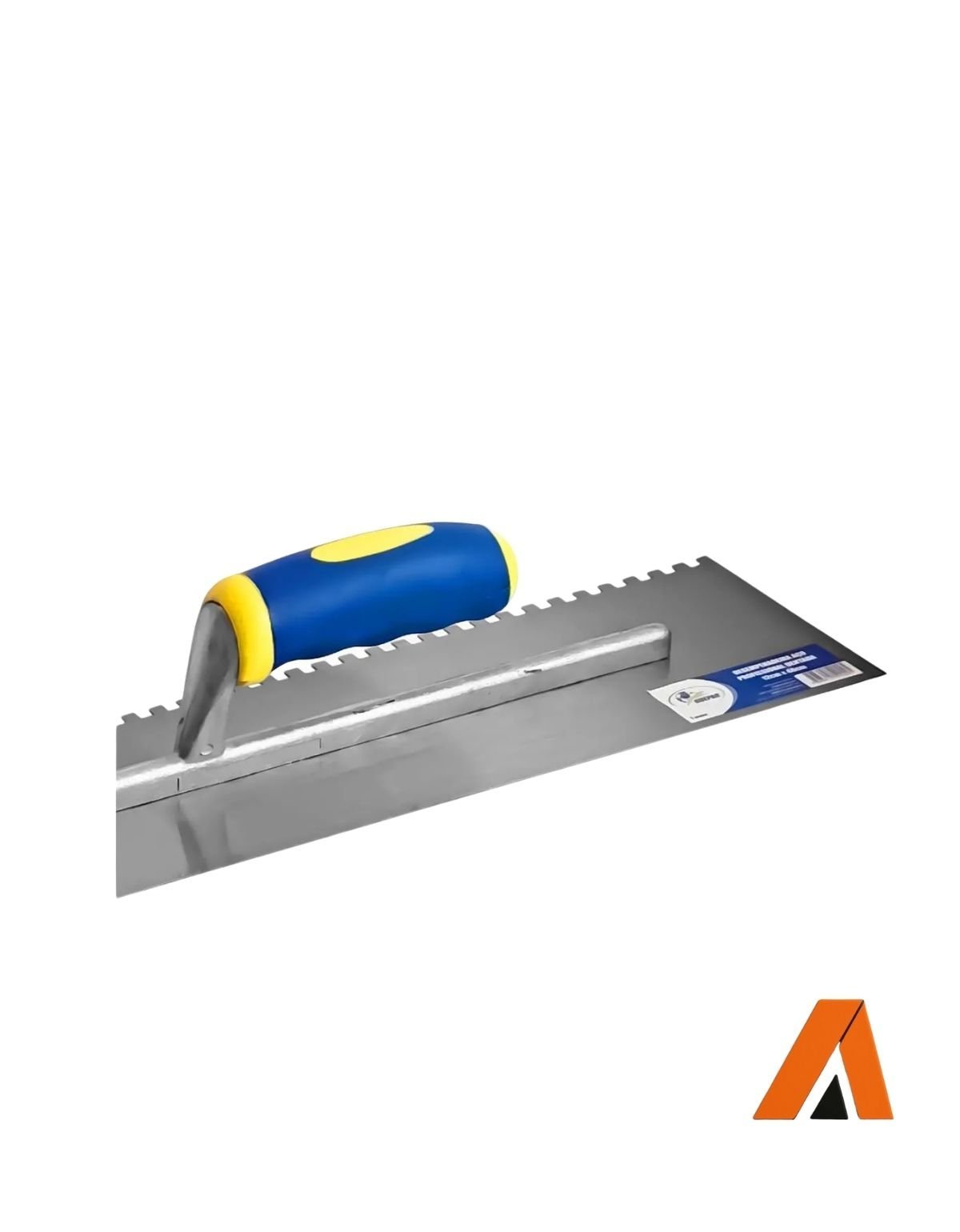 Desempenadeira Profissional De Aço, Dentada, 12 X 48 Cm - Imagem 5