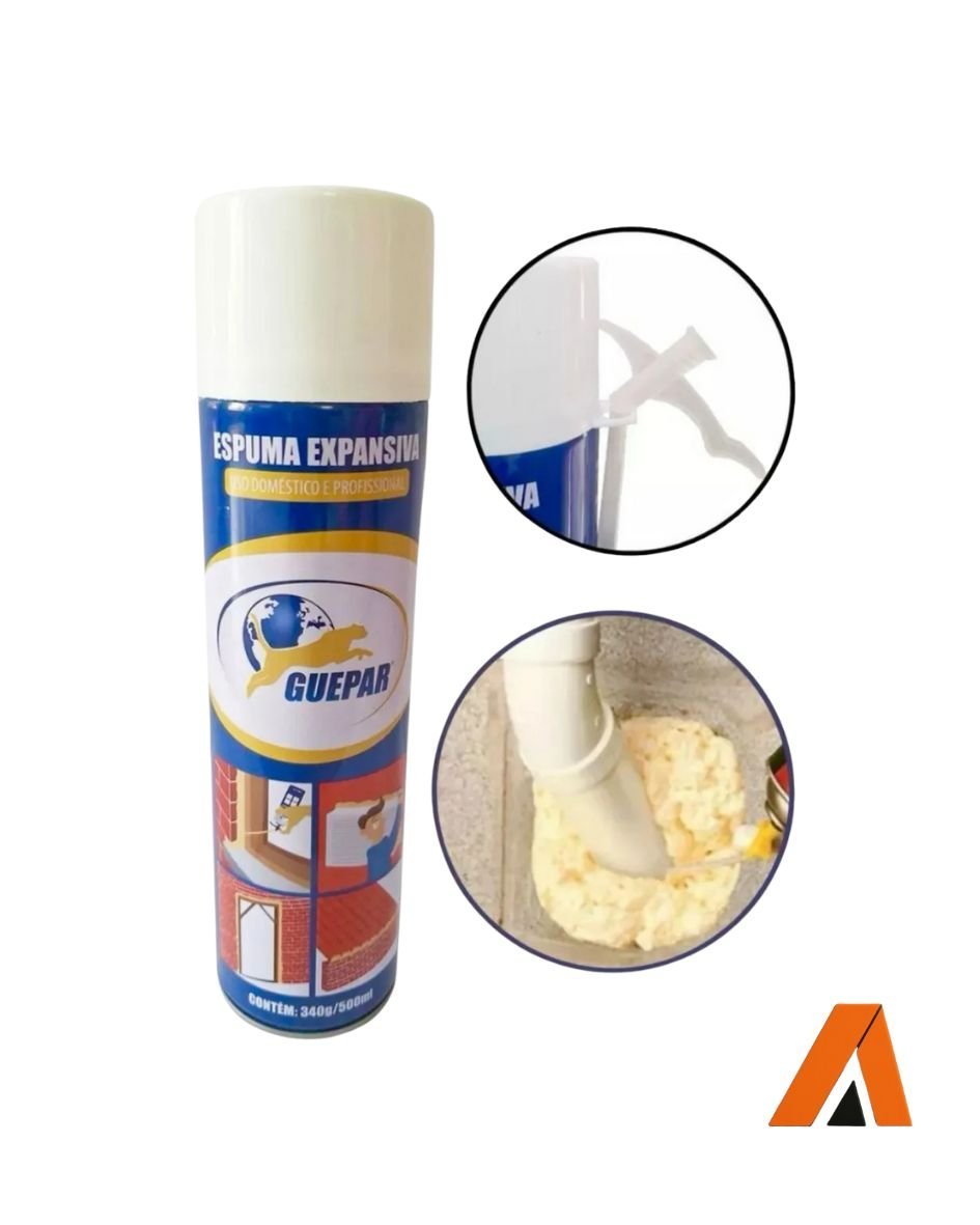 KIT 5 un Espuma Expansiva 500ml para Vedação Portas - Guepar - Imagem 3