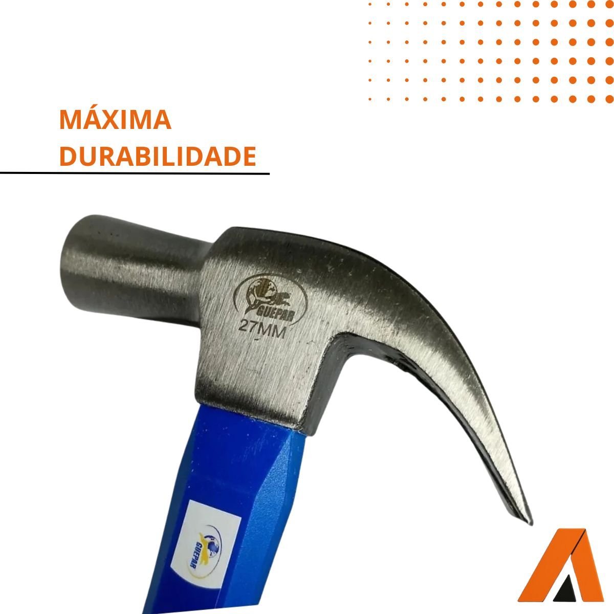 Martelo Unha 27mm Cabo Fibra Emborrachado Profi - Guepar - Imagem 5