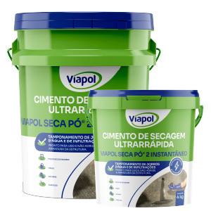Viapol Pó 2 -Cimento Acelerador de Secagem Ultra Rápido 15kg - Imagem 5