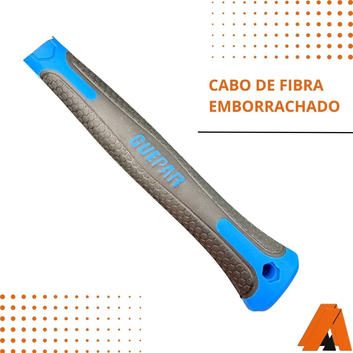 Martelo Vidraceiro Com Cabo De Fibra 100gr - Guepar - Imagem 3