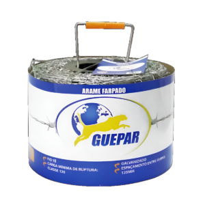 Arame Farpado fio 18 classe 120 Guepar c/50 mt