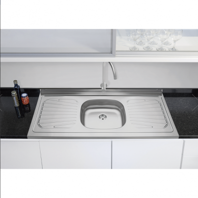 Pia Tramontina 120x52cm New Raggi 40 Em Aço Inox - Image 2