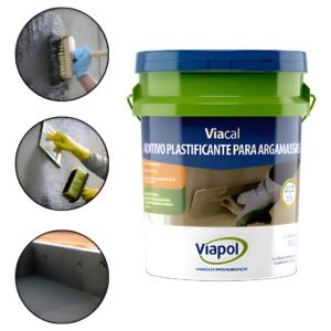 Aditivo Plastificante para Argamassa - Viacal 3,6 LT Viapol