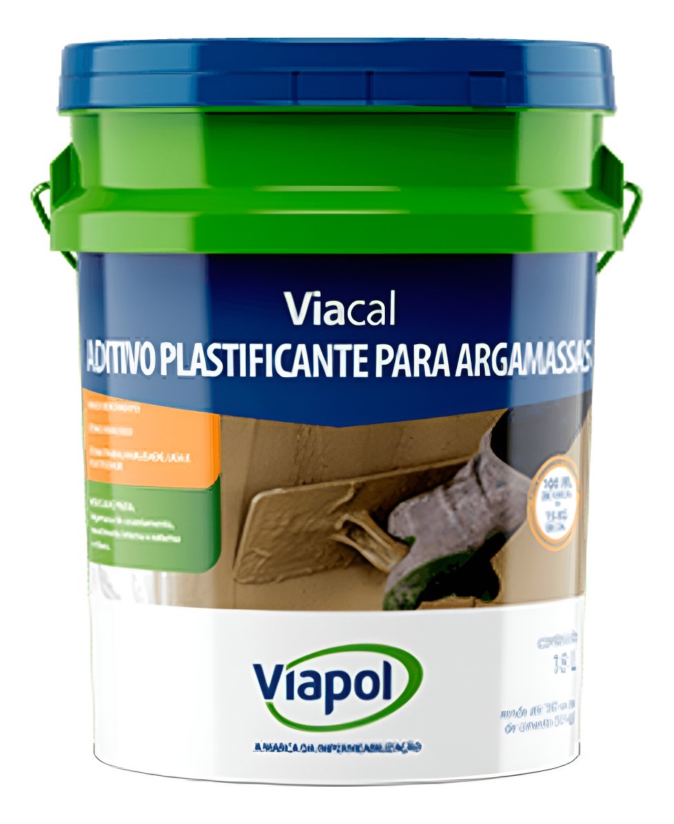 Aditivo Plastificante para Argamassa - Viacal 18LT Viapol - Imagem 2